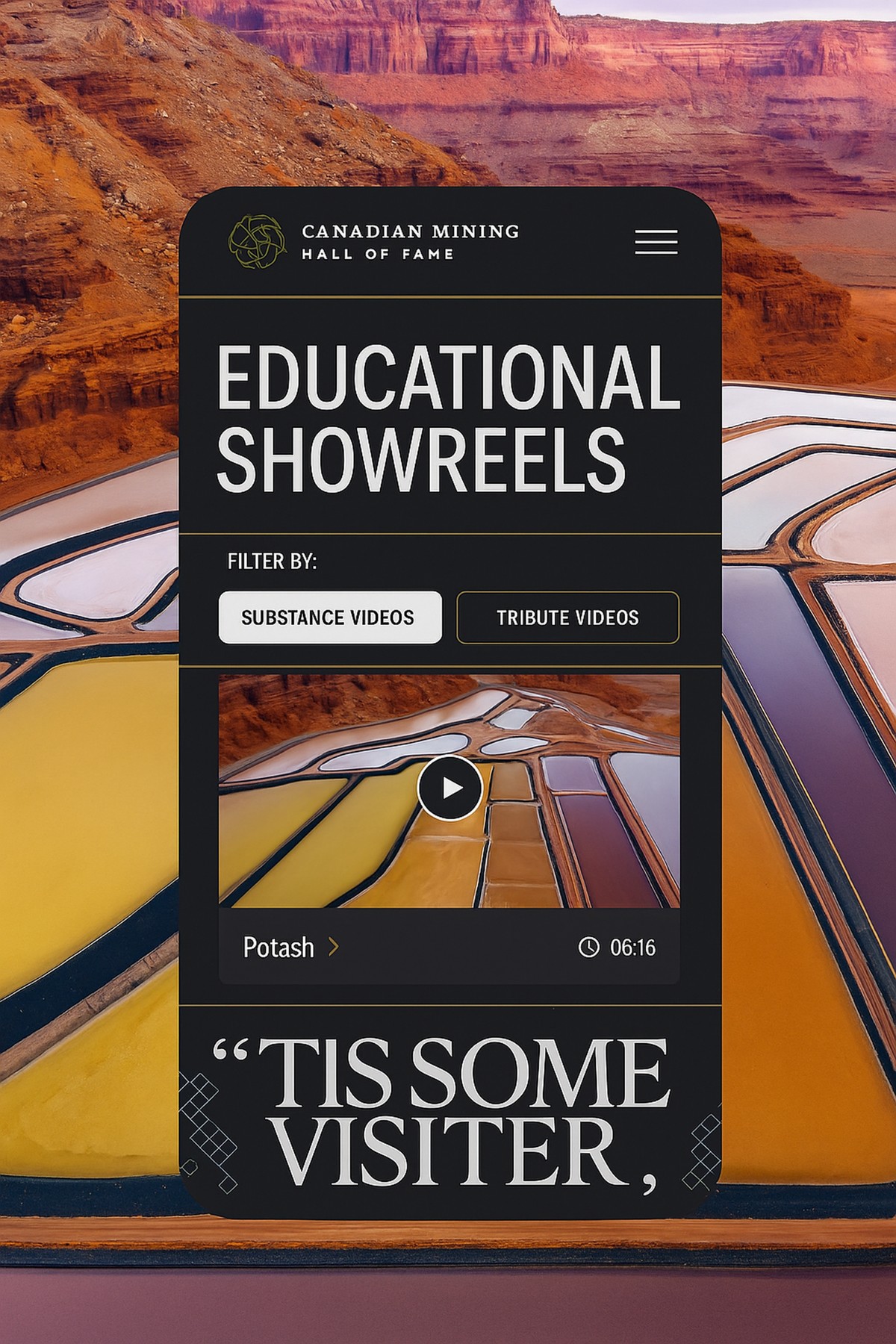 Canadian mining web site